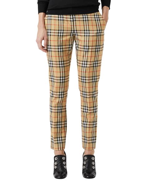 burberry joggers women's|burberry plaid pants men.